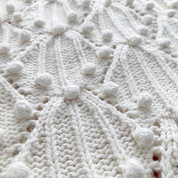 Vintage Bobbled Cotton Sweater by Design Zone Two 1989 - Picture 9 of 11